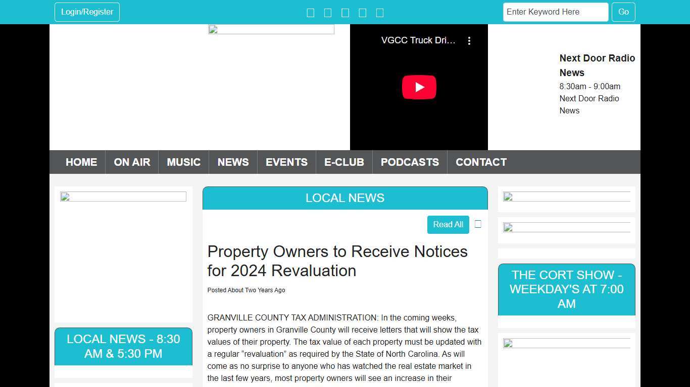 Property Owners to Receive Notices for 2024 Revaluation